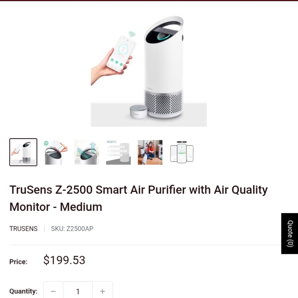 TruSens Z-2500 Smart Air Purifier